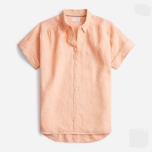 Relaxed-fit short-sleeve Baird McNutt Irish linen shirt